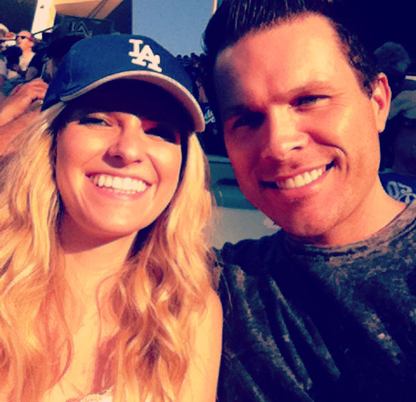 Melissa, Sean at Dodgers