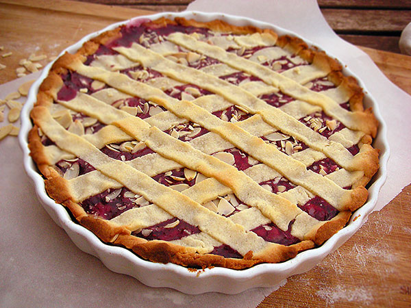 Almond Raspberry Crostata