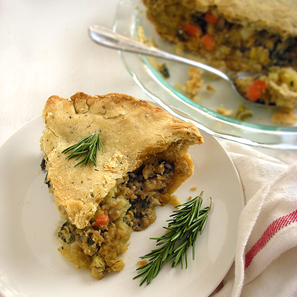 Herbed Crust Veggie Pot Pie