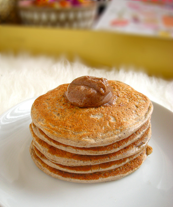 Pumpkin Spice Latte Protein Pancakes