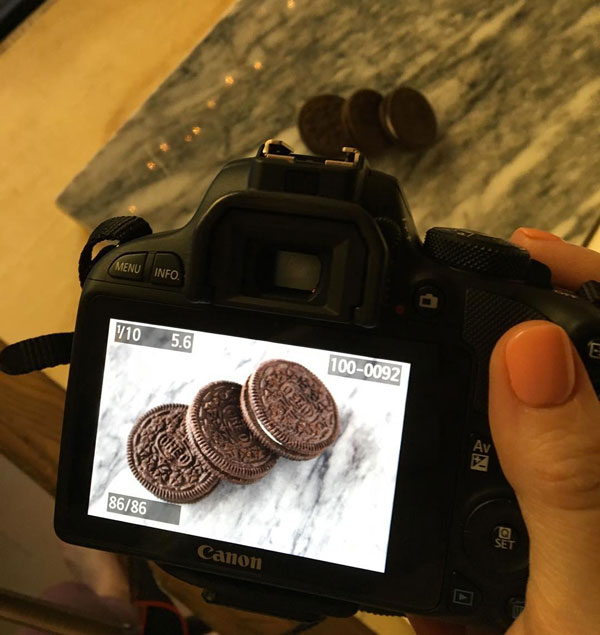Canon Camera Oreo Cookies