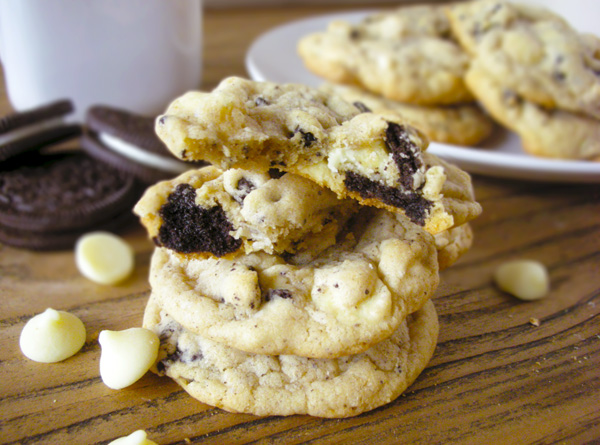 oreo white chocolate chip cookies