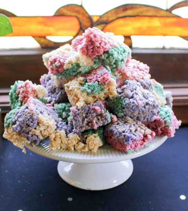 Colored Rice Krispies Treats