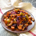 Cranberry Apple Sweet Potato Hash