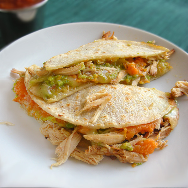 Sweet Potato Avocado Quesadillas