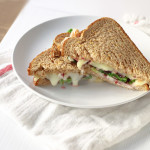 Brie Cranberry Turkey Melt Sandwich